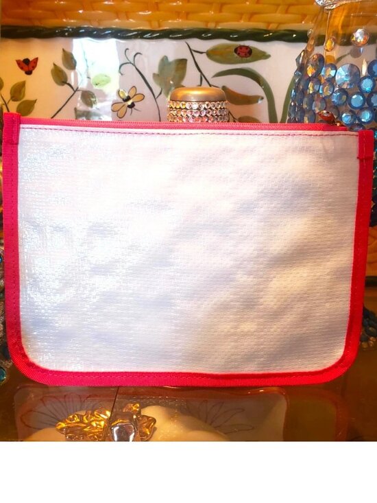 Vintage Betsey Johnson Handbag Babe Girl Polka Dot Dress Pop Art Cosmetic Bag - Picture 4 of 7